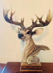 Noble Bearing Deer Head Sculpture