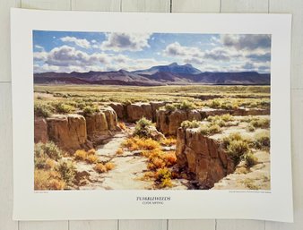 Tumbleweeds Poster Signed By Clyde Aspevig No. 121/275