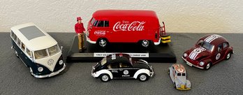 Diecast Volkswagen Cars Incl. Coca Cola, Hot Wheels 1982, Bus And More