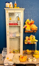 Quack Quack  Bathroom Duck Decor Including Cabinet Contents
