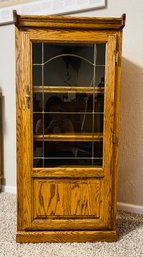 Wood Display Cabinet 1 Of 2