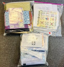 Pack Of 3 Quilt Patterns And Block Sets