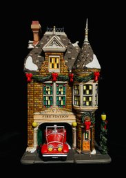 Department 56 Main Street Memories Fire Station NO 1 With Box
