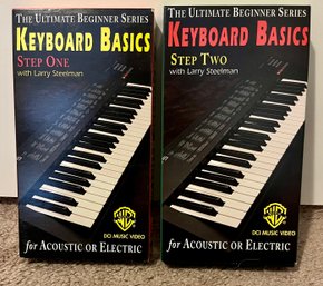Vintage VHS Keyboard Basics Step One And Step Two