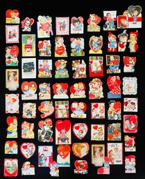 Huge Lot Of Vintage Valentine's Cards