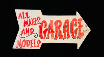Wooden All Makes & Models Garage Sign