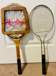 Pair Of Vintage Tennis Rackets
