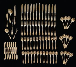 Towle Sterling Silver Flatware Set With Box 1,882.40 Grams Of Pure Sterling Silver !!!!