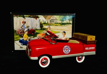 Red Crown Gasoline 1/6 Scale DieCast Metal Pedal Car Bank
