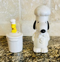 Vintage Snoopy And Woodstock Salt And Pepper Shakers
