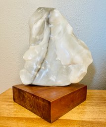 Alabaster Sculpture, Signed By Artist
