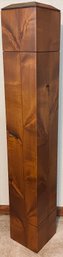 Cherry Wood Rectangular Pedestal- Tall