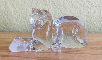 Lenox Crystal Cat Figurine