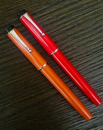 2 Parker 'Big Red' Ballpoint Pens
