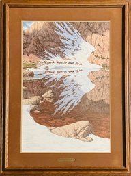 Original Bev Doolittle ' Season Of The Eagle ' Print, Numbered 31254/36548 In Frame