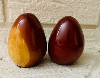 Wooden Egg Salt And Pepper Shaker