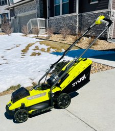 RYOBI 18V Lithium Battery Lawn Mower