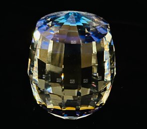 Swarovski Silver Crystal Barrel Bermuda Paperweight