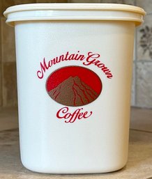 Mountain Grown Coffee Container