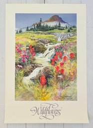 Wildflowers Mary Beth Percival Signed Poster