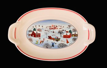 Villeroy And Boch Naif Christmas Vitro Porcelain Plate