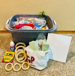 Crafting Lot With Paint, Stickers, Flash Tattoos, Soap Molds And More!