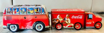 Coca Cola Tin & VM Bus Tin