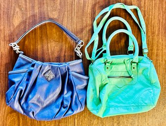 Simply Vera Wang Blue Purse & Mossimo Teal Purse