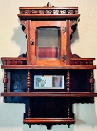 Small Victorian Hanging Medicine Cabinet