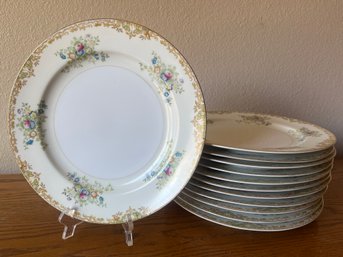 12 Dinner Plates - Royal Derby RDB1 Made In Japan