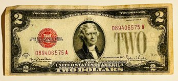1928G Series $2 Bill With Misprint