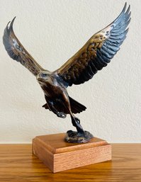 AB Comstock Bronze Eagle Sculpture