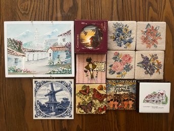 Coasters And Tile Paintings