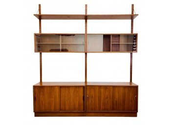 Vintage Mid-century Modern Scandinavian Shelving System