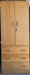Solid Wood 3 Drawer Storage Cabinet 1 Of 3
