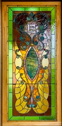 Vintage Stained Glass Window Panel From Local Fort Collins Church