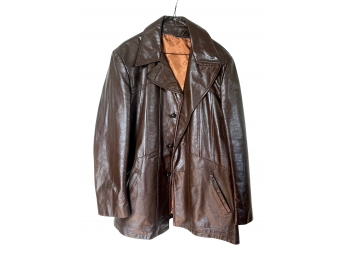 Mens Leather Driving Jacket