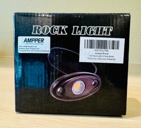 Rock Light Ampper Brand LED Rock Light 4 Pods (Blue)