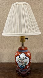 Small Chinoiserie Lamp FOR PART OR REPAIR.