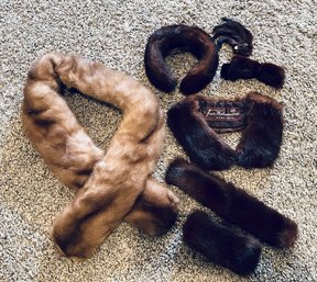 Small Assortment Of Mink Fur Accessories