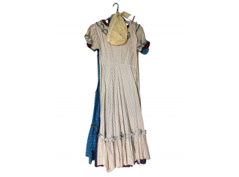 Three Cotton Prairie Style Dresses Size XS-S