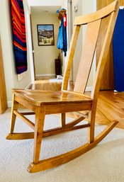 Vintage Maple Rocking Chair