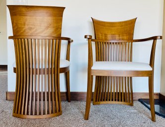 Duo Of A. Sibau MCM Dining Armchairs 3 Of 3