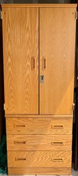 Solid Wood 3 Drawer Storage Cabinet 2 Of 3