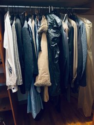 Large Lot Of Vintage Mens Wear Including Suits, Jackets, Vests And More