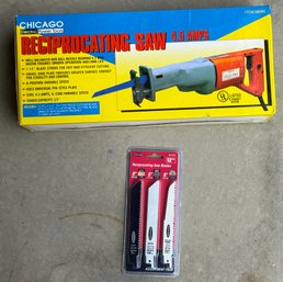 Chicago Electric Reciprocating Saw W/ Saw Blades