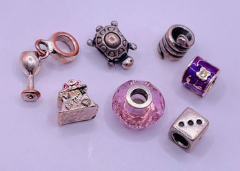 Grouping Of Sterling Silver Charms