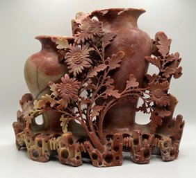 Stone Floral Vases Decor