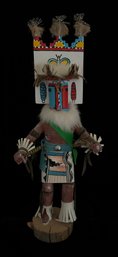R.T. Signed Butter Fly Kachina Doll