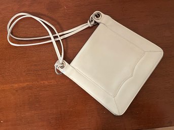 Vintage White Square Shoulder Bag